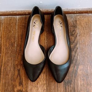 Nine West pointed flats